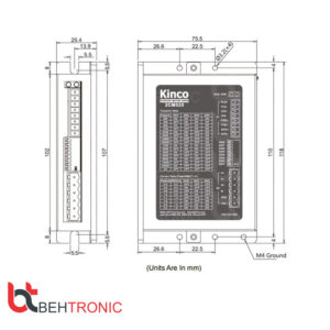 درایو استپ موتور مدل 2CM525 مارک KINCO